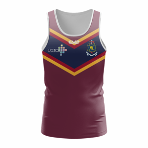 UQIC Chevron Netball Singlet. (x 10)