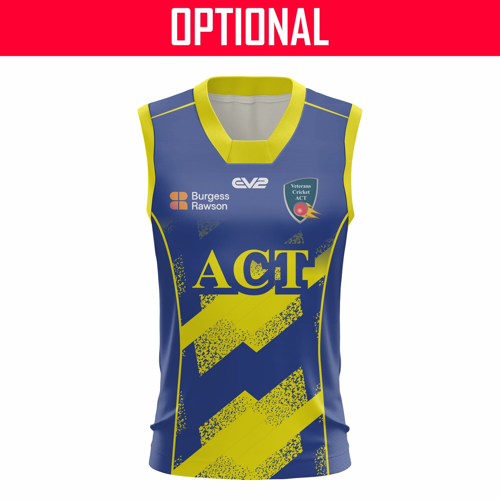 ACT Veterans Cricket - Cricket Vest (40’s, 50’s, 55’s)