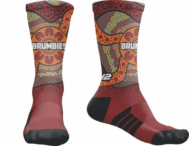 Bardon Brumbies  - Pro Crew Sock (TRL Queensland Championships)