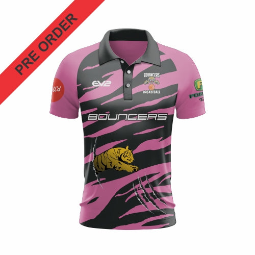 Bouncers Basketball - Pink Club Polo