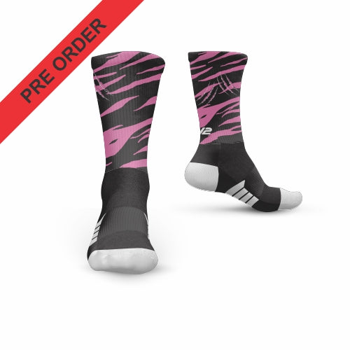 Bouncers Basketball - Pink EV2 Pro Crew Sock