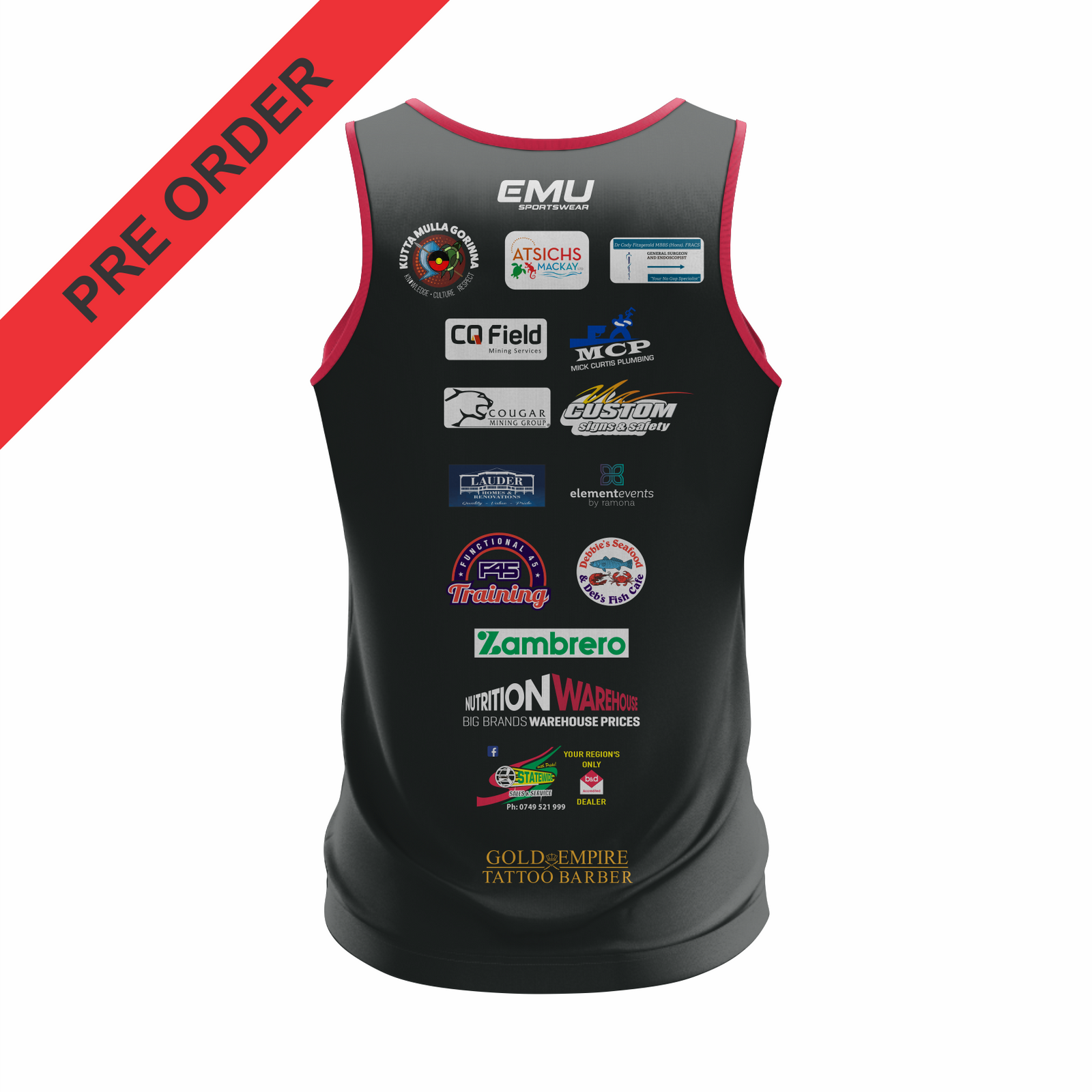 Carltons Senior Rugby League - Training Singlet