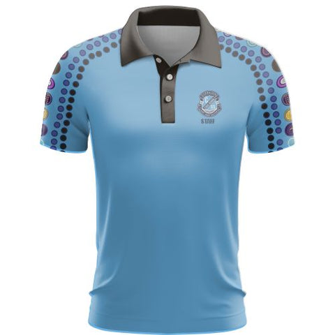 Currajong State School-Long Sleeve Staff Polo - Club Polo-2025