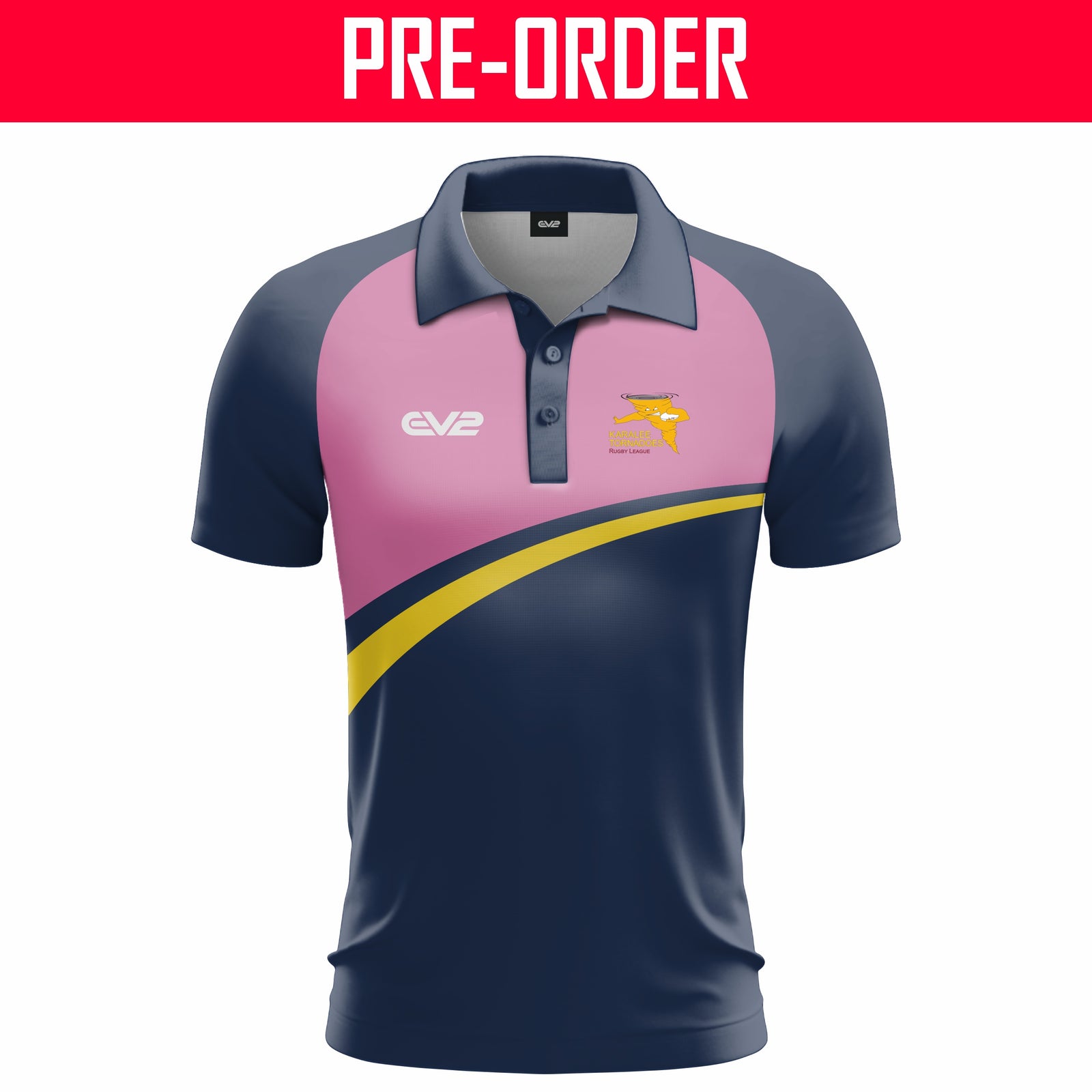 Karalee Tornadoes RLFC - Club Polo (Pink)