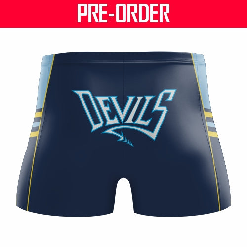 Norths Devils RL Townsville - Lycra Short - (SHOP)