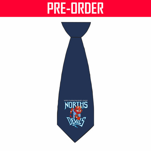 Norths Devils RL Townsville - Long Sleeve Club Polo - (SHOP)