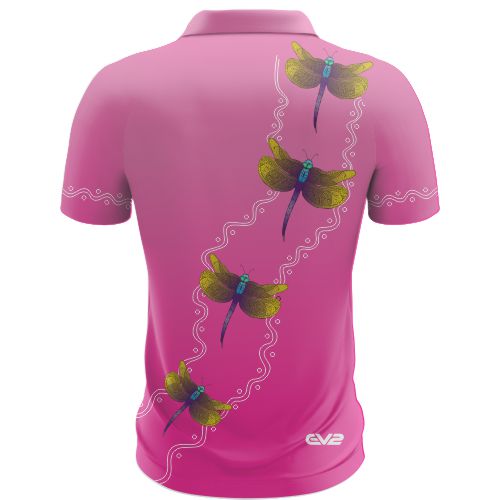 QED DRAGONFLY  POLO  - Club Polo - Pink