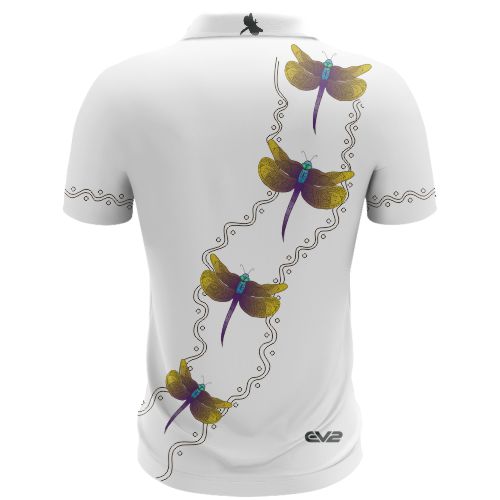 QED DRAGONFLY  POLO  - Club Polo - White