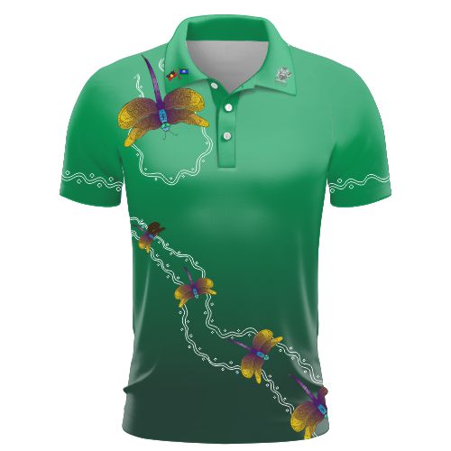 QED DRAGONFLY  POLO  - Club Polo - Green