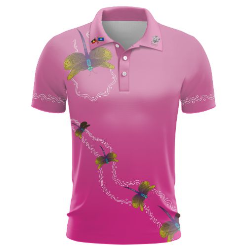 QED DRAGONFLY  POLO  - Club Polo - Pink