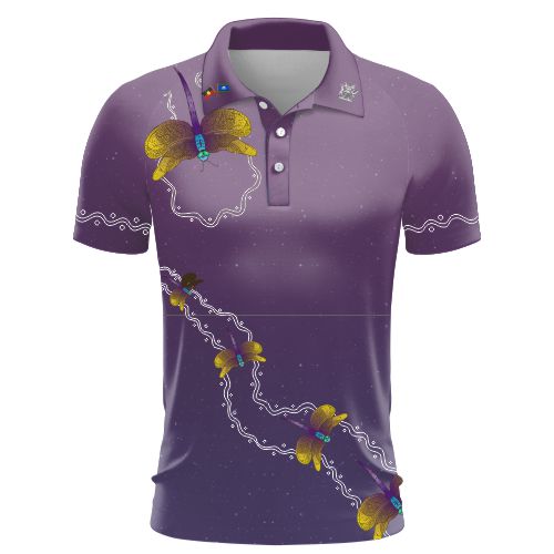 QED DRAGONFLY  POLO  - Club Polo - Purple