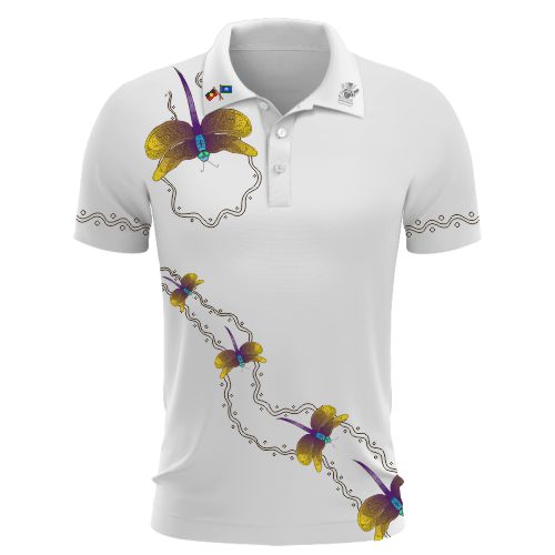 QED DRAGONFLY  POLO  - Club Polo - White