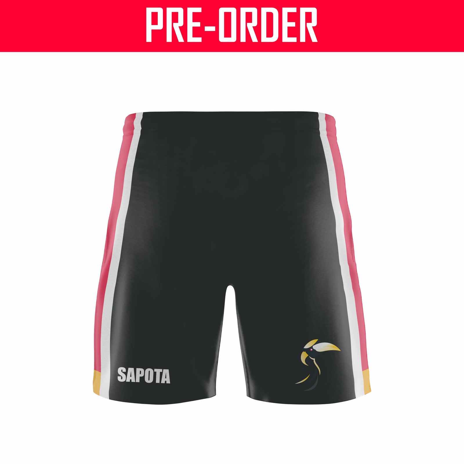 QLD PNG Kokomos Rugby League - Training Short - BLACK