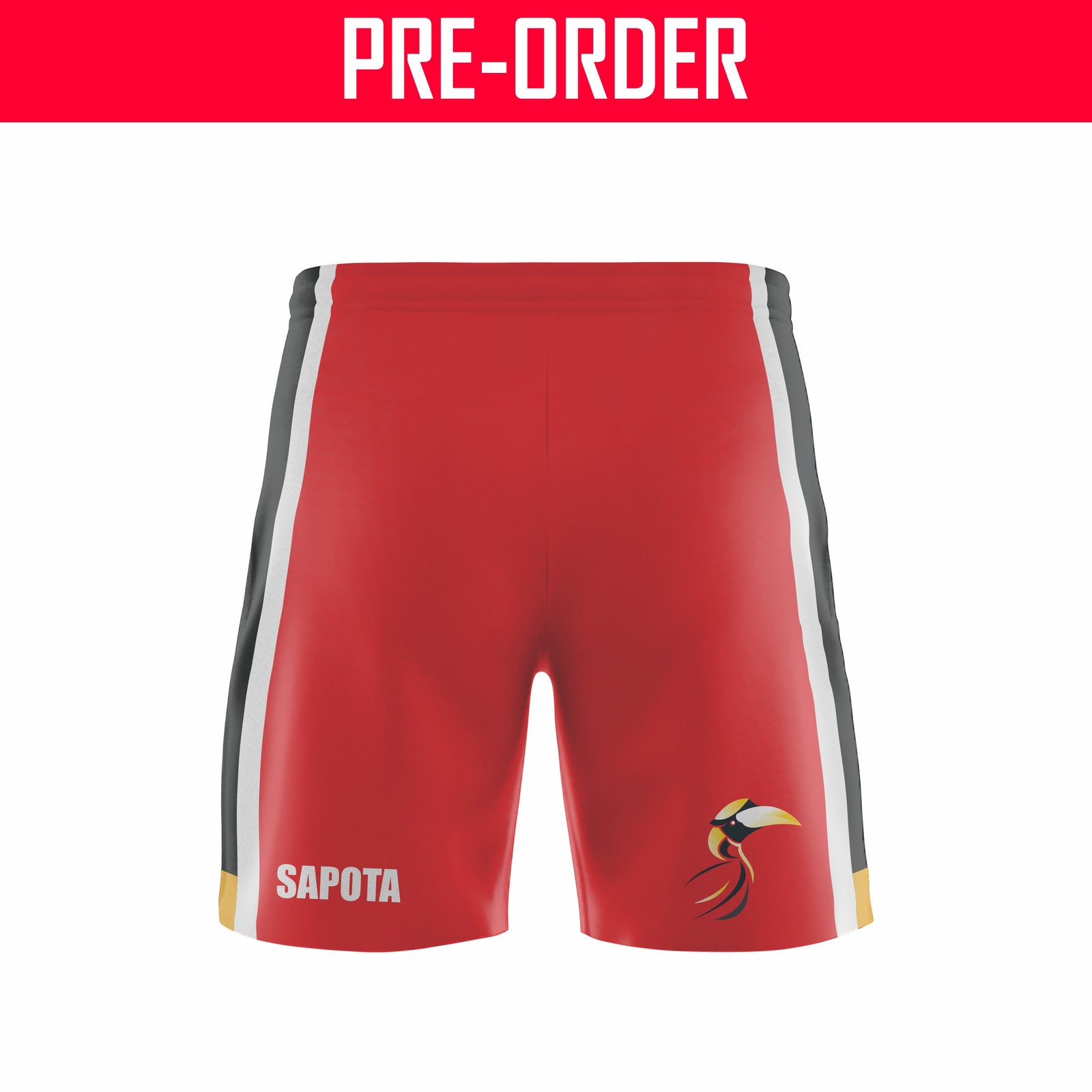 QLD PNG Kokomos Rugby League - Training Short - RED