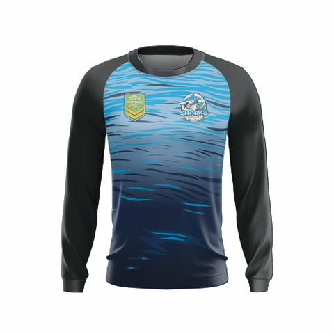 Sharks Touch Townsville - Long Sleeve Champion Polo