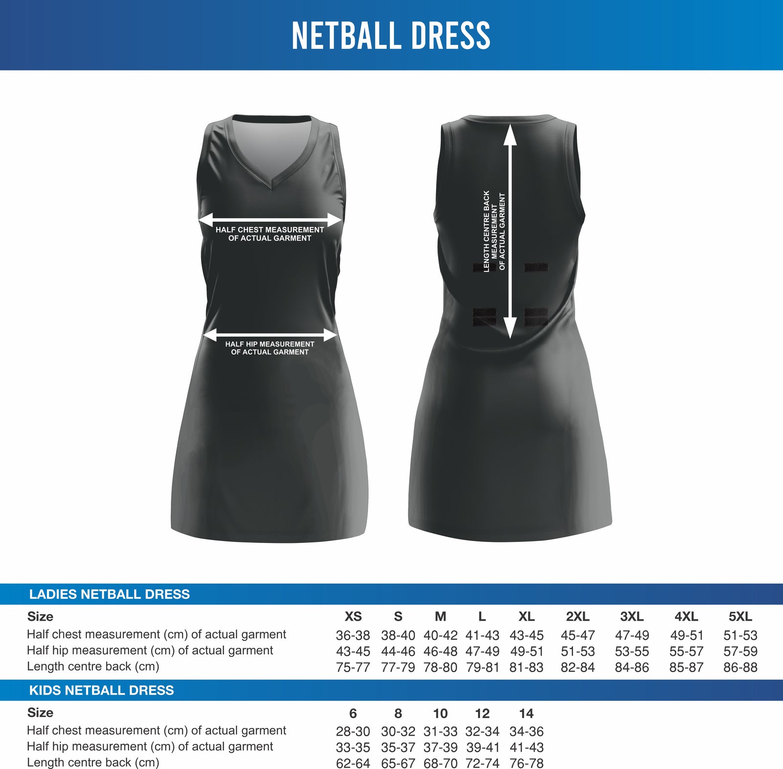 Club Name - Netball Dress