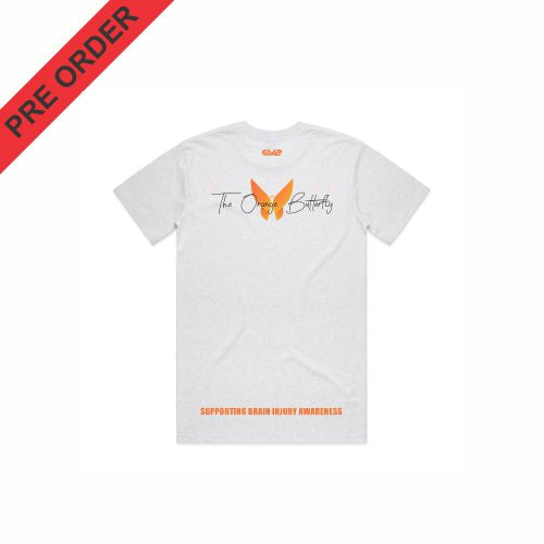 The Orange Butterfly - Classic Tee - 5026 - White Marle