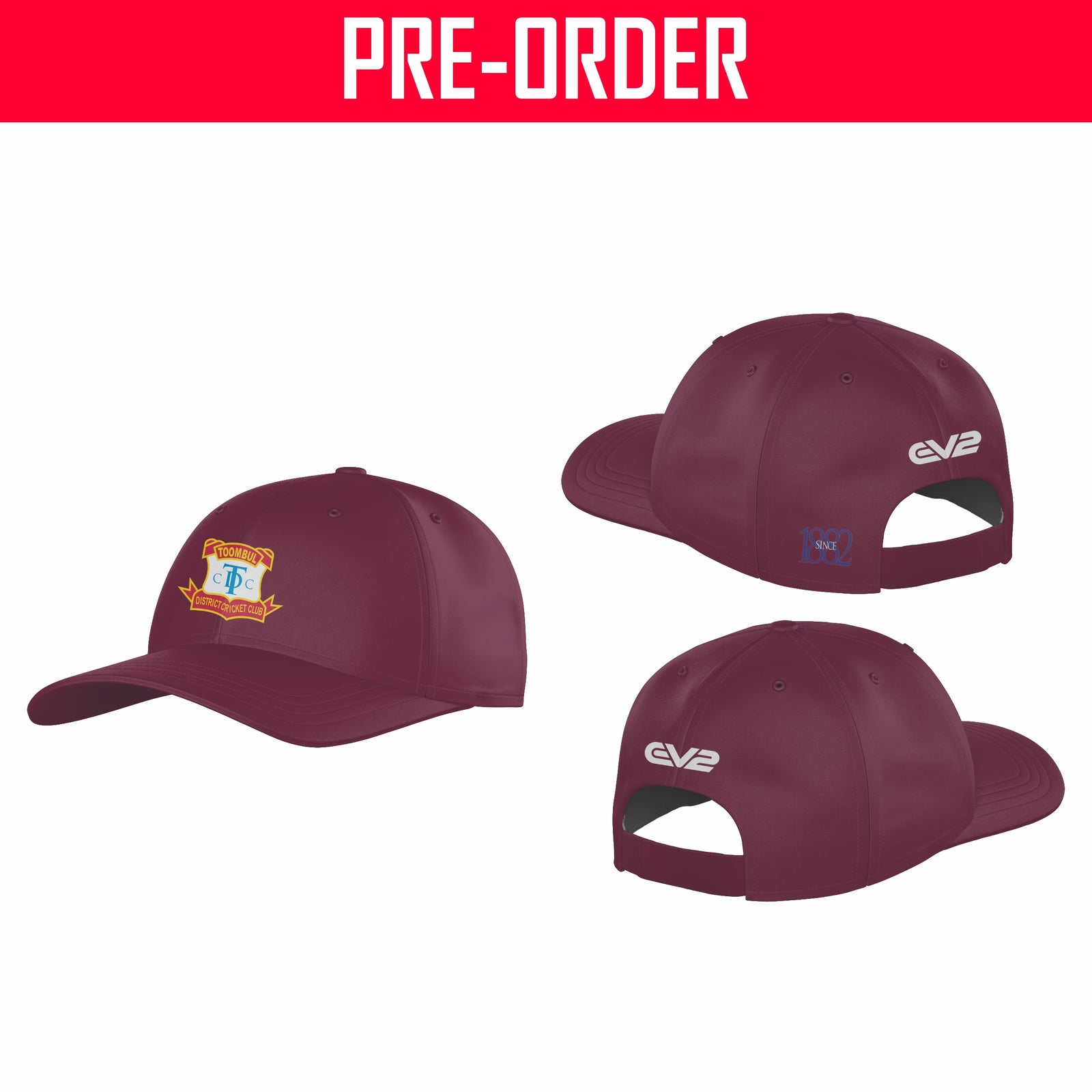 Toombul District Cricket Club - Cap (Maroon)