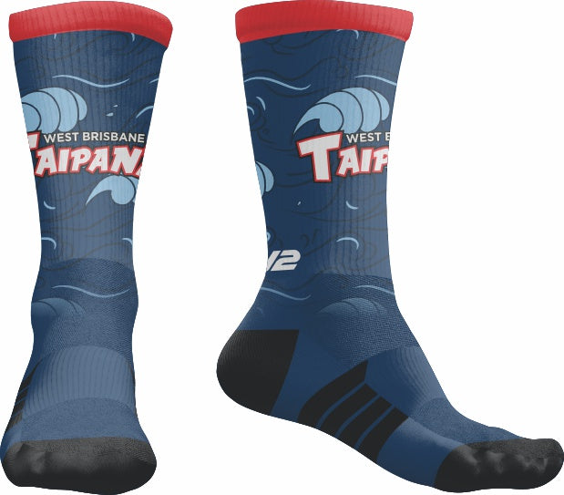 West Brisbane Taipans TRL - Pro Crew Sock (TRL Australian Championships)