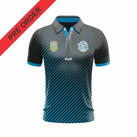 Sharks Touch Townsville - Long Sleeve Champion Polo